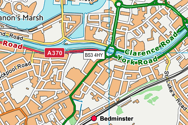 BS3 4HY map - OS VectorMap District (Ordnance Survey) BS3 4HY map - OS VectorMap District (Ordnance Survey)