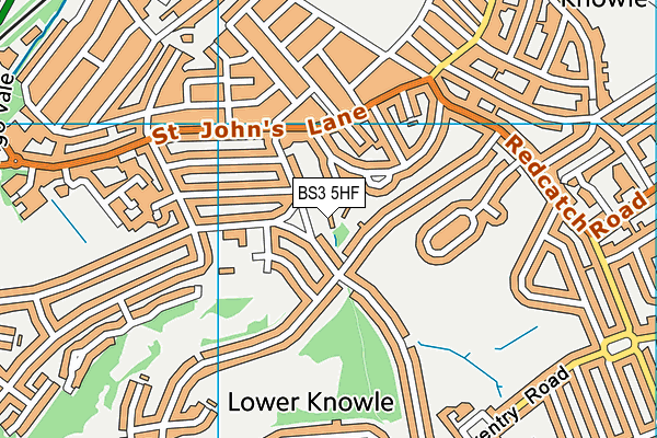 BS3 5HF map - OS VectorMap District (Ordnance Survey) BS3 5HF map - OS VectorMap District (Ordnance Survey)