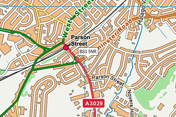 BS3 5NR map - OS VectorMap District (Ordnance Survey) BS3 5NR map - OS VectorMap District (Ordnance Survey)