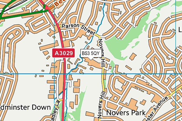 BS3 5QY map - OS VectorMap District (Ordnance Survey) BS3 5QY map - OS VectorMap District (Ordnance Survey)