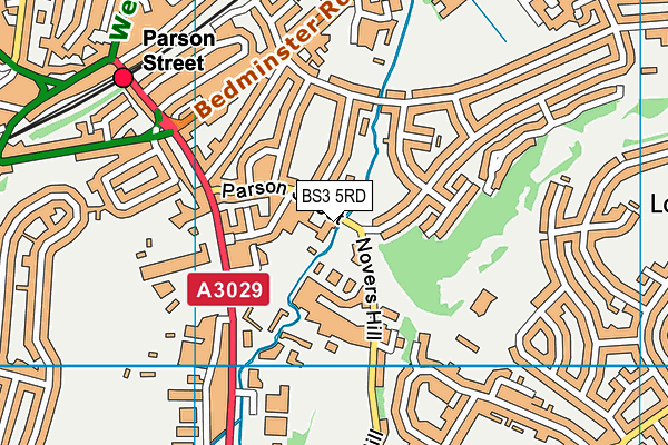 BS3 5RD map - OS VectorMap District (Ordnance Survey) BS3 5RD map - OS VectorMap District (Ordnance Survey)
