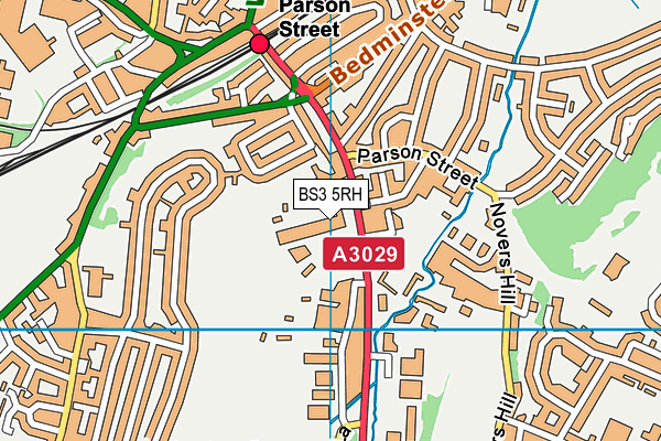 BS3 5RH map - OS VectorMap District (Ordnance Survey) BS3 5RH map - OS VectorMap District (Ordnance Survey)