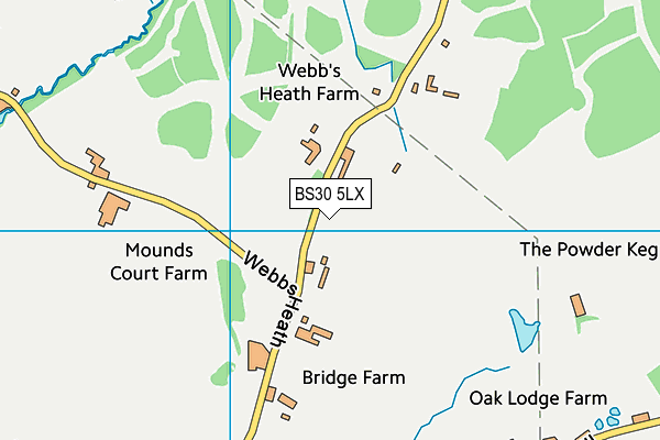 BS30 5LX map - OS VectorMap District (Ordnance Survey) BS30 5LX map - OS VectorMap District (Ordnance Survey)