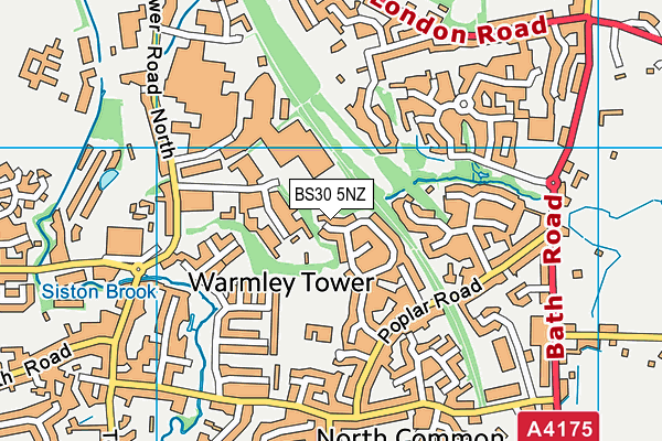 BS30 5NZ map - OS VectorMap District (Ordnance Survey) BS30 5NZ map - OS VectorMap District (Ordnance Survey)