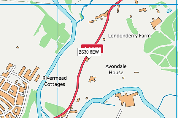BS30 6EW map - OS VectorMap District (Ordnance Survey) BS30 6EW map - OS VectorMap District (Ordnance Survey)