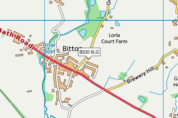 BS30 6LG map - OS VectorMap District (Ordnance Survey)