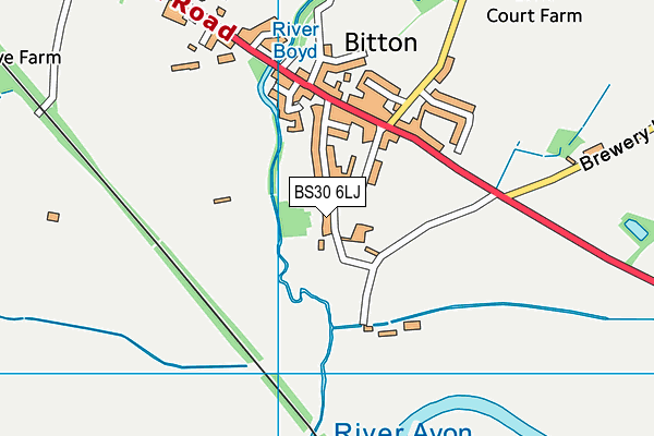 BS30 6LJ map - OS VectorMap District (Ordnance Survey)