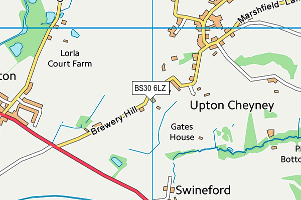BS30 6LZ map - OS VectorMap District (Ordnance Survey) BS30 6LZ map - OS VectorMap District (Ordnance Survey)