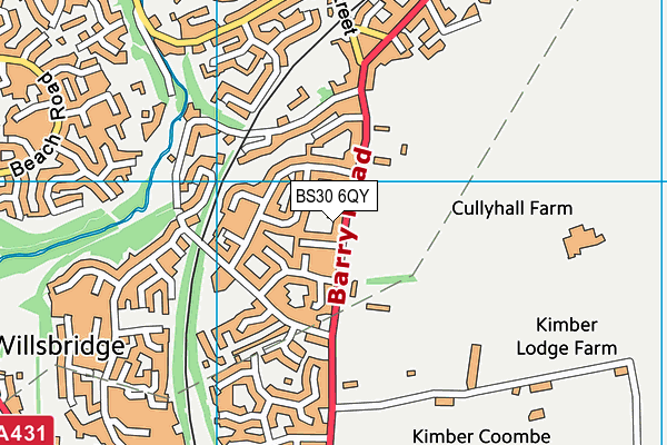 BS30 6QY map - OS VectorMap District (Ordnance Survey) BS30 6QY map - OS VectorMap District (Ordnance Survey)