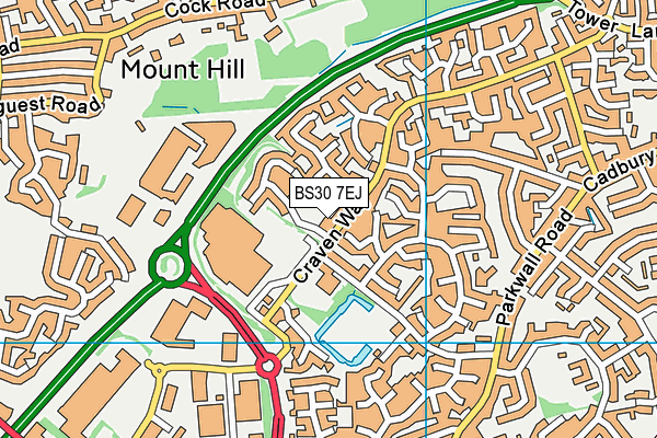 BS30 7EJ map - OS VectorMap District (Ordnance Survey) BS30 7EJ map - OS VectorMap District (Ordnance Survey)