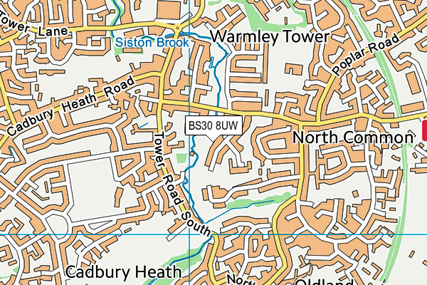 BS30 8UW map - OS VectorMap District (Ordnance Survey) BS30 8UW map - OS VectorMap District (Ordnance Survey)