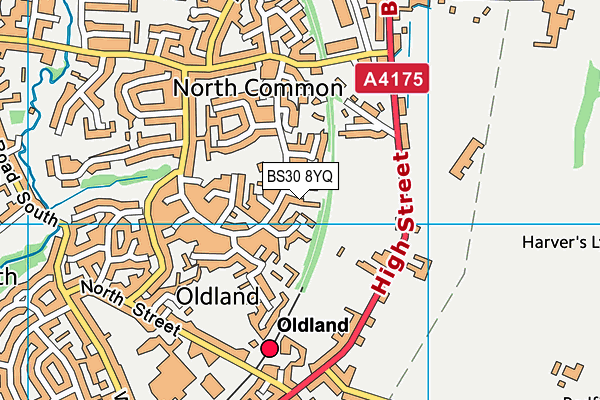 BS30 8YQ map - OS VectorMap District (Ordnance Survey)