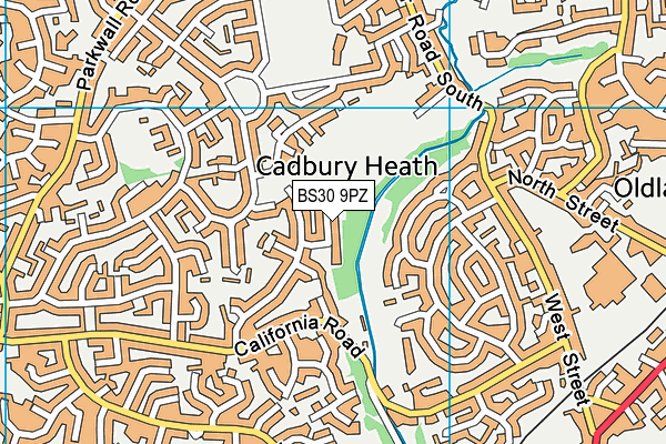 BS30 9PZ map - OS VectorMap District (Ordnance Survey) BS30 9PZ map - OS VectorMap District (Ordnance Survey)