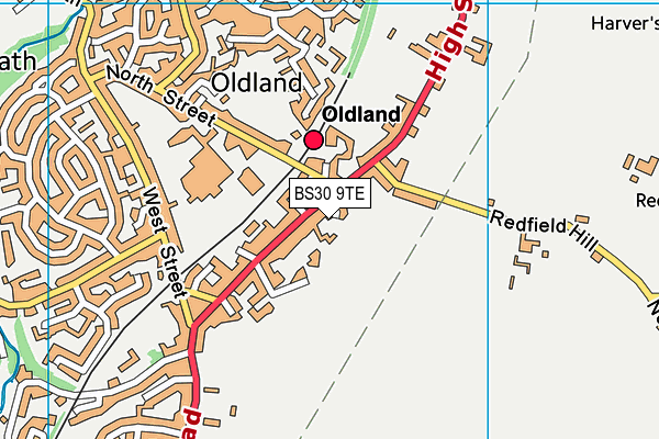 BS30 9TE map - OS VectorMap District (Ordnance Survey) BS30 9TE map - OS VectorMap District (Ordnance Survey)