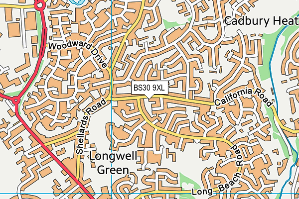 BS30 9XL map - OS VectorMap District (Ordnance Survey) BS30 9XL map - OS VectorMap District (Ordnance Survey)