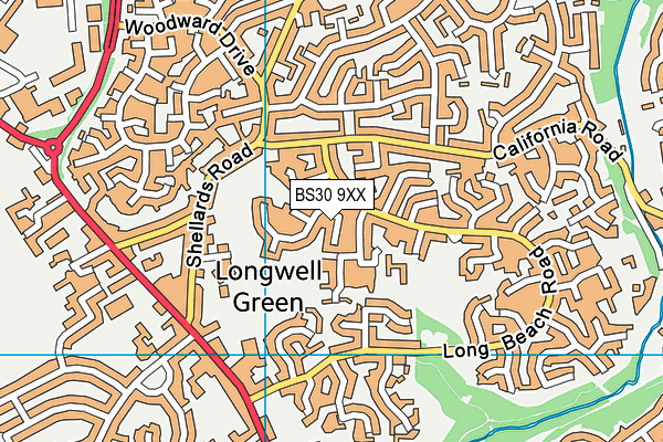 BS30 9XX map - OS VectorMap District (Ordnance Survey)