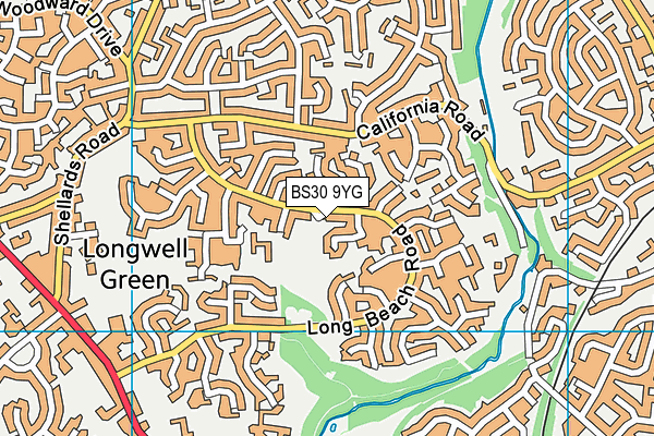 BS30 9YG map - OS VectorMap District (Ordnance Survey) BS30 9YG map - OS VectorMap District (Ordnance Survey)