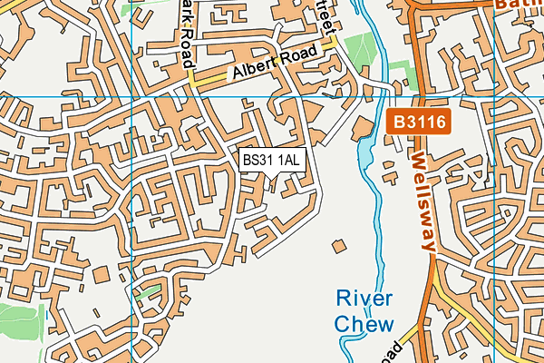 BS31 1AL map - OS VectorMap District (Ordnance Survey) BS31 1AL map - OS VectorMap District (Ordnance Survey)
