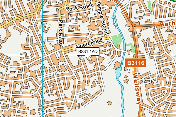 BS31 1AQ map - OS VectorMap District (Ordnance Survey) BS31 1AQ map - OS VectorMap District (Ordnance Survey)