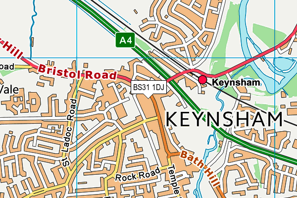 BS31 1DJ map - OS VectorMap District (Ordnance Survey) BS31 1DJ map - OS VectorMap District (Ordnance Survey)