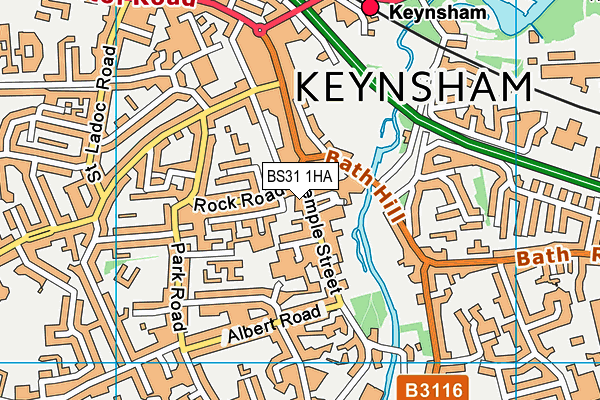 BS31 1HA map - OS VectorMap District (Ordnance Survey) BS31 1HA map - OS VectorMap District (Ordnance Survey)