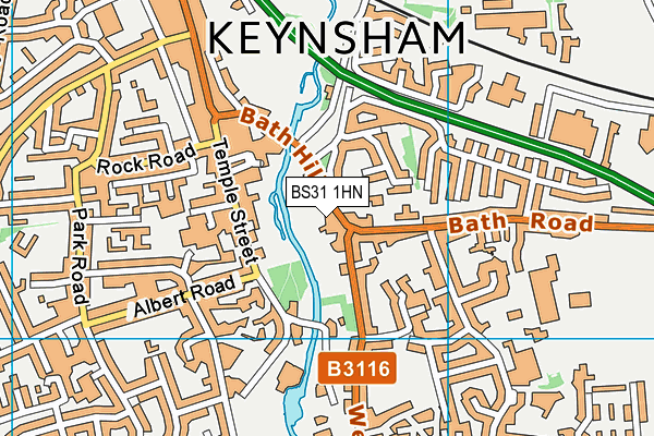 BS31 1HN map - OS VectorMap District (Ordnance Survey) BS31 1HN map - OS VectorMap District (Ordnance Survey)