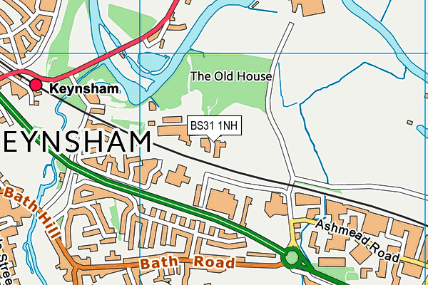 BS31 1NH map - OS VectorMap District (Ordnance Survey) BS31 1NH map - OS VectorMap District (Ordnance Survey)
