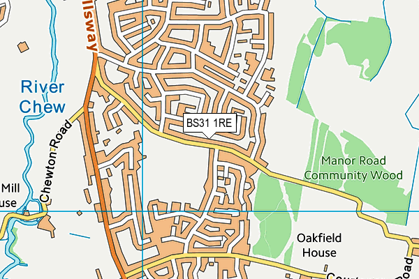 BS31 1RE map - OS VectorMap District (Ordnance Survey) BS31 1RE map - OS VectorMap District (Ordnance Survey)