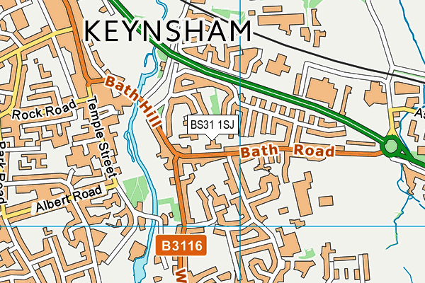 BS31 1SJ map - OS VectorMap District (Ordnance Survey) BS31 1SJ map - OS VectorMap District (Ordnance Survey)