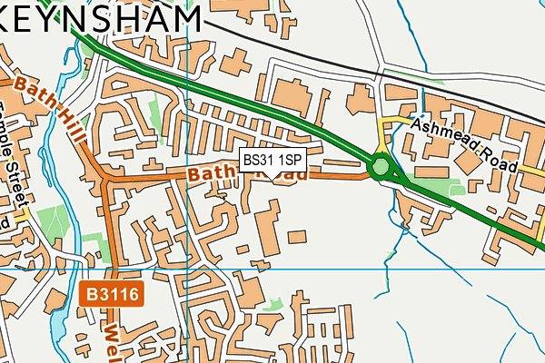 BS31 1SP map - OS VectorMap District (Ordnance Survey) BS31 1SP map - OS VectorMap District (Ordnance Survey)