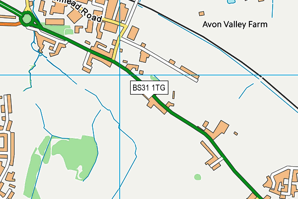 BS31 1TG map - OS VectorMap District (Ordnance Survey) BS31 1TG map - OS VectorMap District (Ordnance Survey)