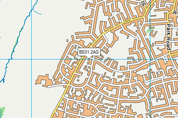 BS31 2AG map - OS VectorMap District (Ordnance Survey) BS31 2AG map - OS VectorMap District (Ordnance Survey)