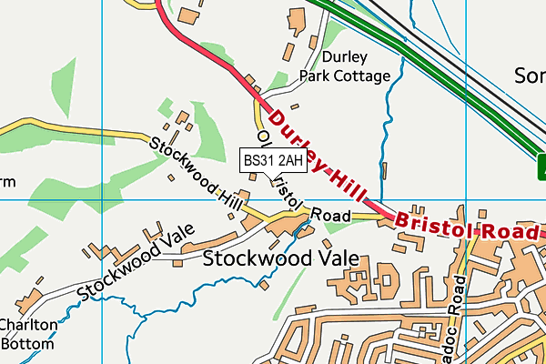 BS31 2AH map - OS VectorMap District (Ordnance Survey) BS31 2AH map - OS VectorMap District (Ordnance Survey)