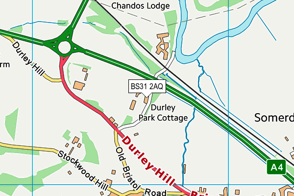 BS31 2AQ map - OS VectorMap District (Ordnance Survey) BS31 2AQ map - OS VectorMap District (Ordnance Survey)