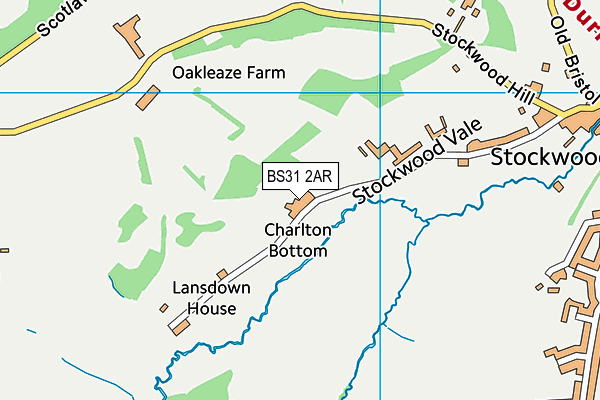 BS31 2AR map - OS VectorMap District (Ordnance Survey) BS31 2AR map - OS VectorMap District (Ordnance Survey)