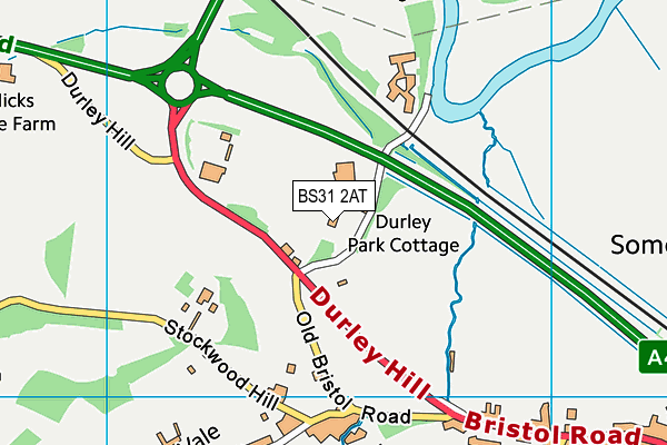 BS31 2AT map - OS VectorMap District (Ordnance Survey) BS31 2AT map - OS VectorMap District (Ordnance Survey)