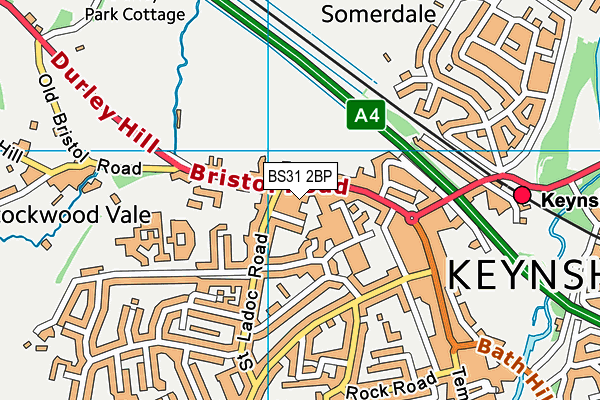 BS31 2BP map - OS VectorMap District (Ordnance Survey) BS31 2BP map - OS VectorMap District (Ordnance Survey)