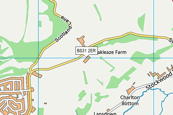BS31 2ER map - OS VectorMap District (Ordnance Survey) BS31 2ER map - OS VectorMap District (Ordnance Survey)