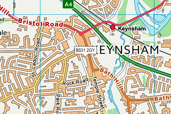 BS31 2GY map - OS VectorMap District (Ordnance Survey) BS31 2GY map - OS VectorMap District (Ordnance Survey)