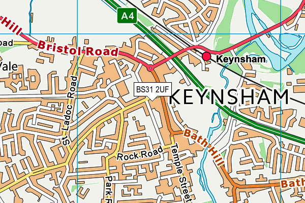 BS31 2UF map - OS VectorMap District (Ordnance Survey) BS31 2UF map - OS VectorMap District (Ordnance Survey)