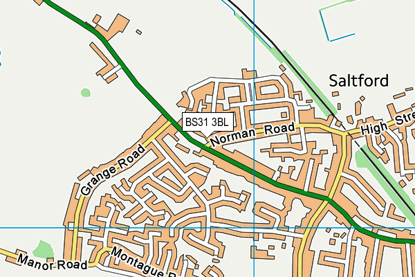 BS31 3BL map - OS VectorMap District (Ordnance Survey) BS31 3BL map - OS VectorMap District (Ordnance Survey)