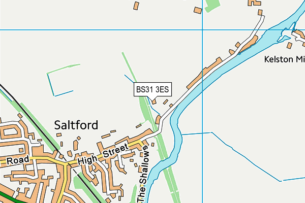 BS31 3ES map - OS VectorMap District (Ordnance Survey) BS31 3ES map - OS VectorMap District (Ordnance Survey)