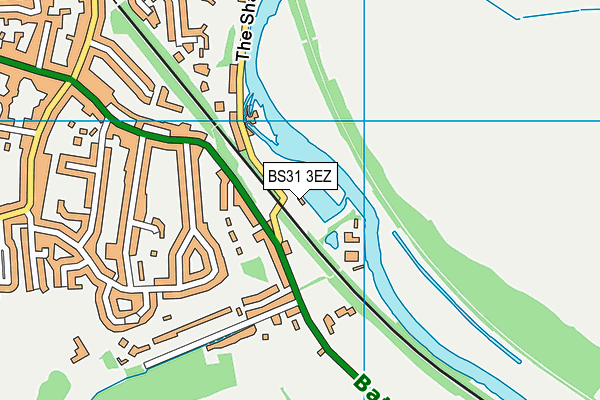 BS31 3EZ map - OS VectorMap District (Ordnance Survey) BS31 3EZ map - OS VectorMap District (Ordnance Survey)