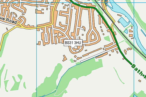 BS31 3HU map - OS VectorMap District (Ordnance Survey) BS31 3HU map - OS VectorMap District (Ordnance Survey)