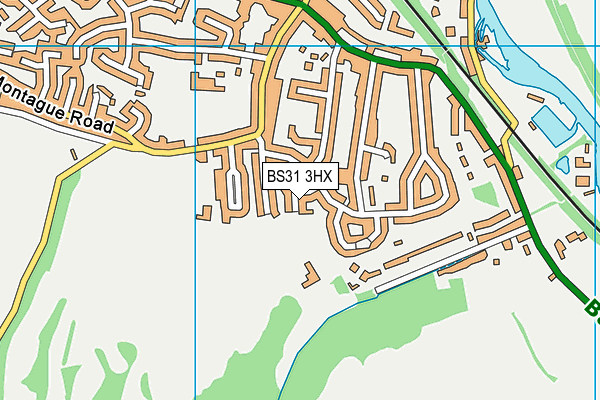 BS31 3HX map - OS VectorMap District (Ordnance Survey) BS31 3HX map - OS VectorMap District (Ordnance Survey)