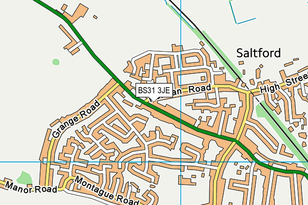 BS31 3JE map - OS VectorMap District (Ordnance Survey) BS31 3JE map - OS VectorMap District (Ordnance Survey)