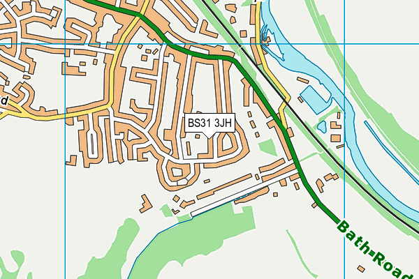 BS31 3JH map - OS VectorMap District (Ordnance Survey) BS31 3JH map - OS VectorMap District (Ordnance Survey)