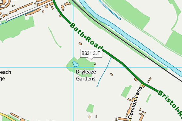 BS31 3JT map - OS VectorMap District (Ordnance Survey) BS31 3JT map - OS VectorMap District (Ordnance Survey)