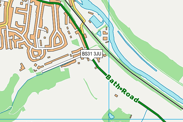 BS31 3JU map - OS VectorMap District (Ordnance Survey) BS31 3JU map - OS VectorMap District (Ordnance Survey)