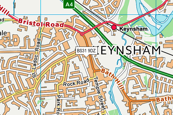 BS31 9DZ map - OS VectorMap District (Ordnance Survey) BS31 9DZ map - OS VectorMap District (Ordnance Survey)